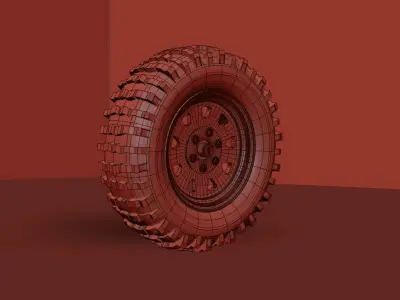 tyre WHEEL 3D model
