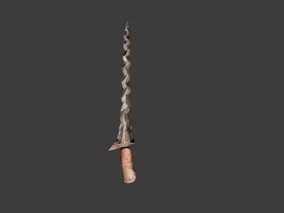 Exotic Daggers Set Low-poly 3D model