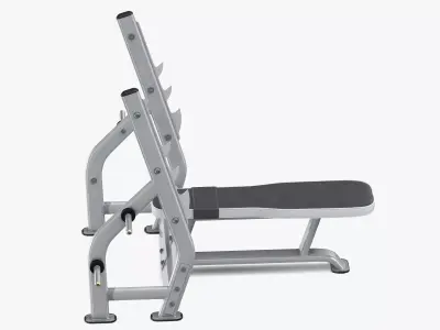 Flat Press Bench 01 3D model