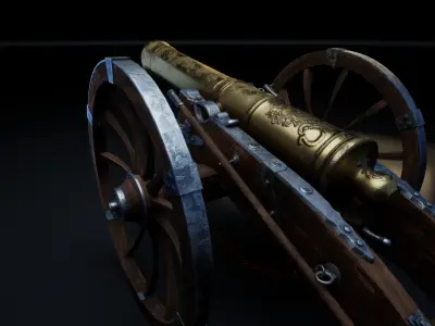 Canon Louis XIV 3D model