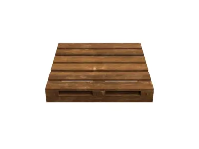 Wood pallet Low-poly 3D model buy