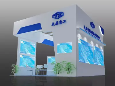 Exhibition - Area -6X6-3DMAX2009-13 3D model