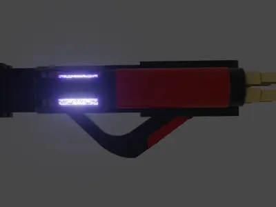 Energy Gun Free low-poly 3D model