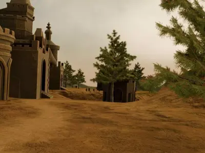 Ancient Architectural Marvel 3D model