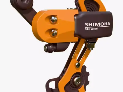 Bicycle Derailleur Speed Changer M1 3D model