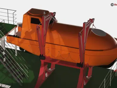 Generic Support Vessel 3D model