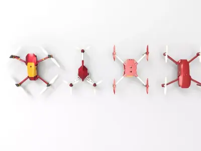 Drone 4 type A 3D model