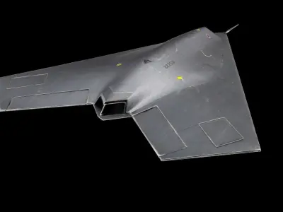  BAE Systems Taranis British Fighter Drone Low-poly 3D model