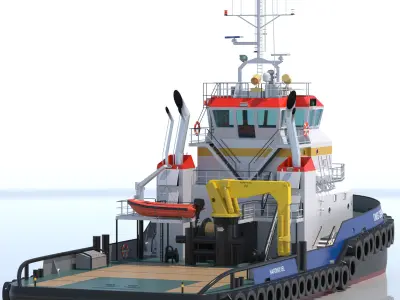 Shoalbuster Tug DMS Osprey 3D model