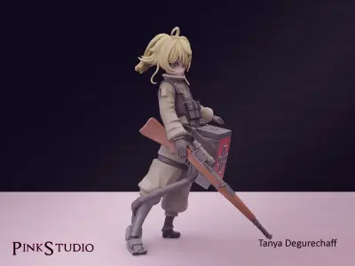 Youjo Senki - Tanya Degurechaff 3D print model