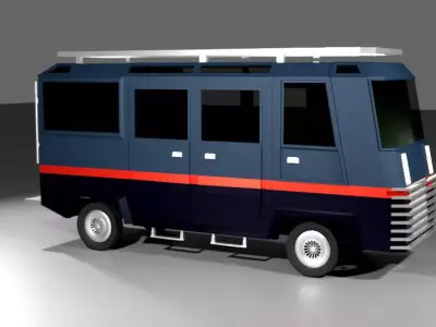 3D model of Armored vehicle  3D model