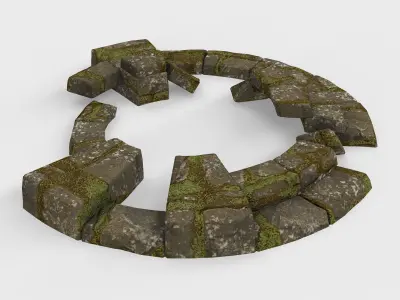 stone base 03  3D model