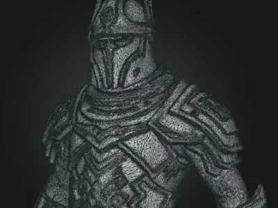 Sci-Fi Janissary Soldier 04 - Collectible STL 3D print model