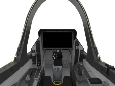 F-35 Cockpit 3D model purchase