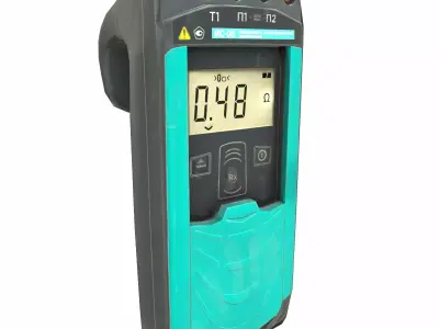 Ground Resistance Meter Low Poly Low-poly 3D model