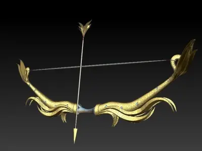 Fantasy Bow 3D model