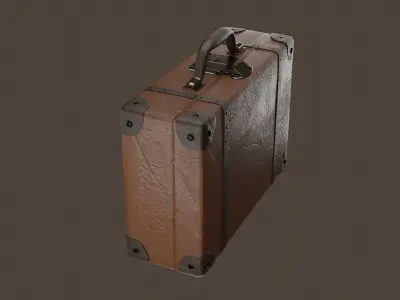 Old suitcase 3D model