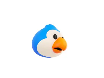Prop125 Bird Head 3D model