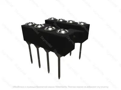  Circuit board repair 1 Sockel 7Pin Low-poly 3D model