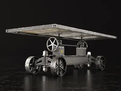 Train Crank Table 3D model