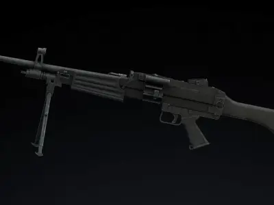 Daewoo K3 Low Poly  Low-poly 3D model