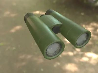 Binoculars Low-poly 3D model buy