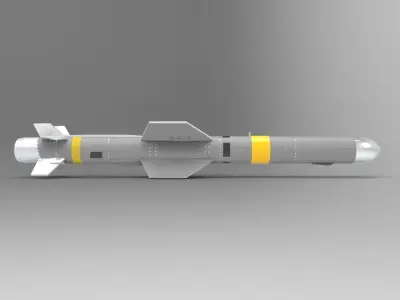 AGM-84 C Harpoon Anti-Ship Missile 3D print model
