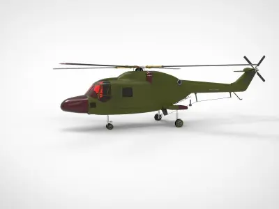 Westland lynx helicopter type 2 3D model