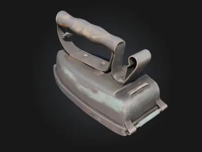 Vintage Iron  Timeless Tool of the Past 3D model