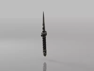 Ritual Dagger Prop Free low-poly 3D model