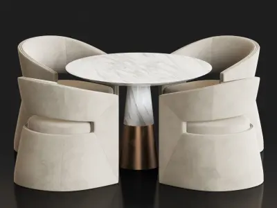 Dinning Set 107 3D model