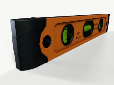 Mercury Leveling tool Low-poly 3D model