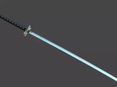 Muichiro Tokito Hashira Nichirin Kimetsu no Yaiba - Demon Slayer 3D model
