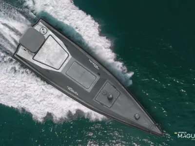 Magura V5 Naval Drone Low-poly 3D model