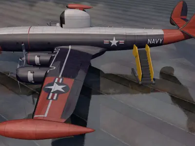 Lockheed EC-121 Warning Star 3D model
