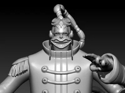 Scratchmen Apoo - Onpiece - split part 3D print model