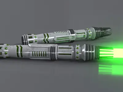 LIGHTSABER-LIGHTSIDE star wars lightsaber Low-poly 3D model