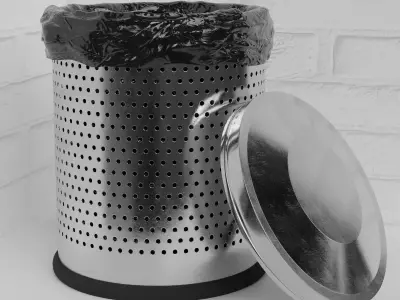 Trash can  3D model purchase