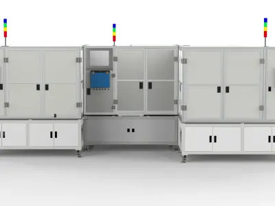 Automatic Lithium Battery Insurance Welding Machine 3D model