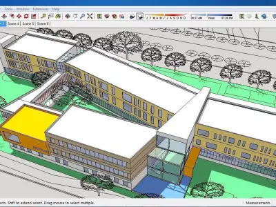 Sketchup Kindergarten A1 3D model