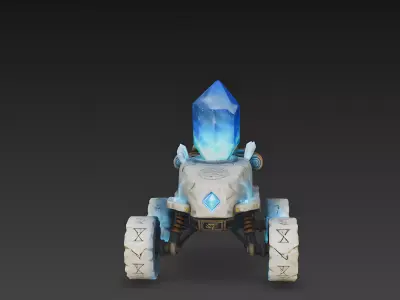 Mana Mover Arcane Crystal Crawler 3D Model Low-poly 3D model