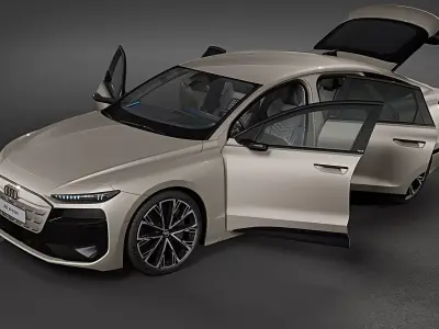 2025 Audi A6 Sportback e-tron 3D model