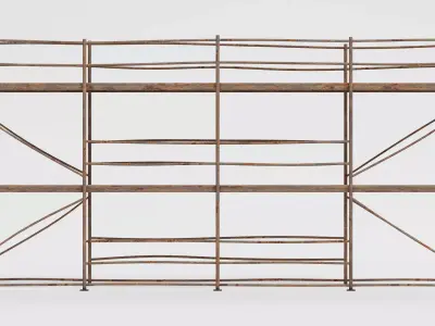 -Old Scaffolding V8- 3D model