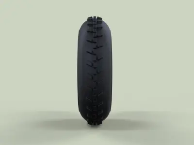 Front wheel for Dune Buggy 2 3D model
