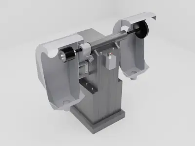 Outsole Grinder Machine 3D model