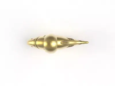 Fish Pendant 3D print model shop