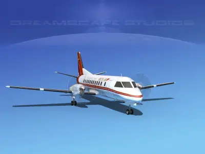 SAAB SF340 Delta Air 3D model