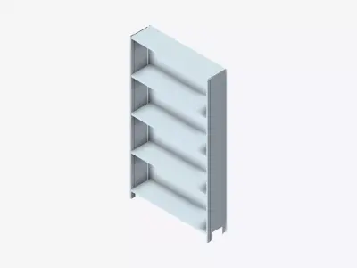 Shelving - Closed - Locka - Durable Extra Low-poly 3D model