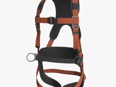 Full Body Harness Construction Harness 3D model