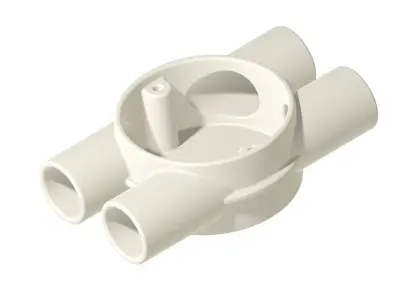 Four Way Junction Box 3D print model